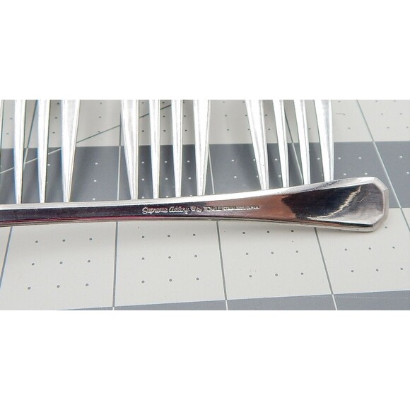 Supreme Cutlery by Towle Chestnut Hill Dessert Salad Fork Stainless Japan L/4 F - Picture 9 of 9
